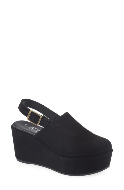 Jules Slingback Platform Wedge Clog (Women)
