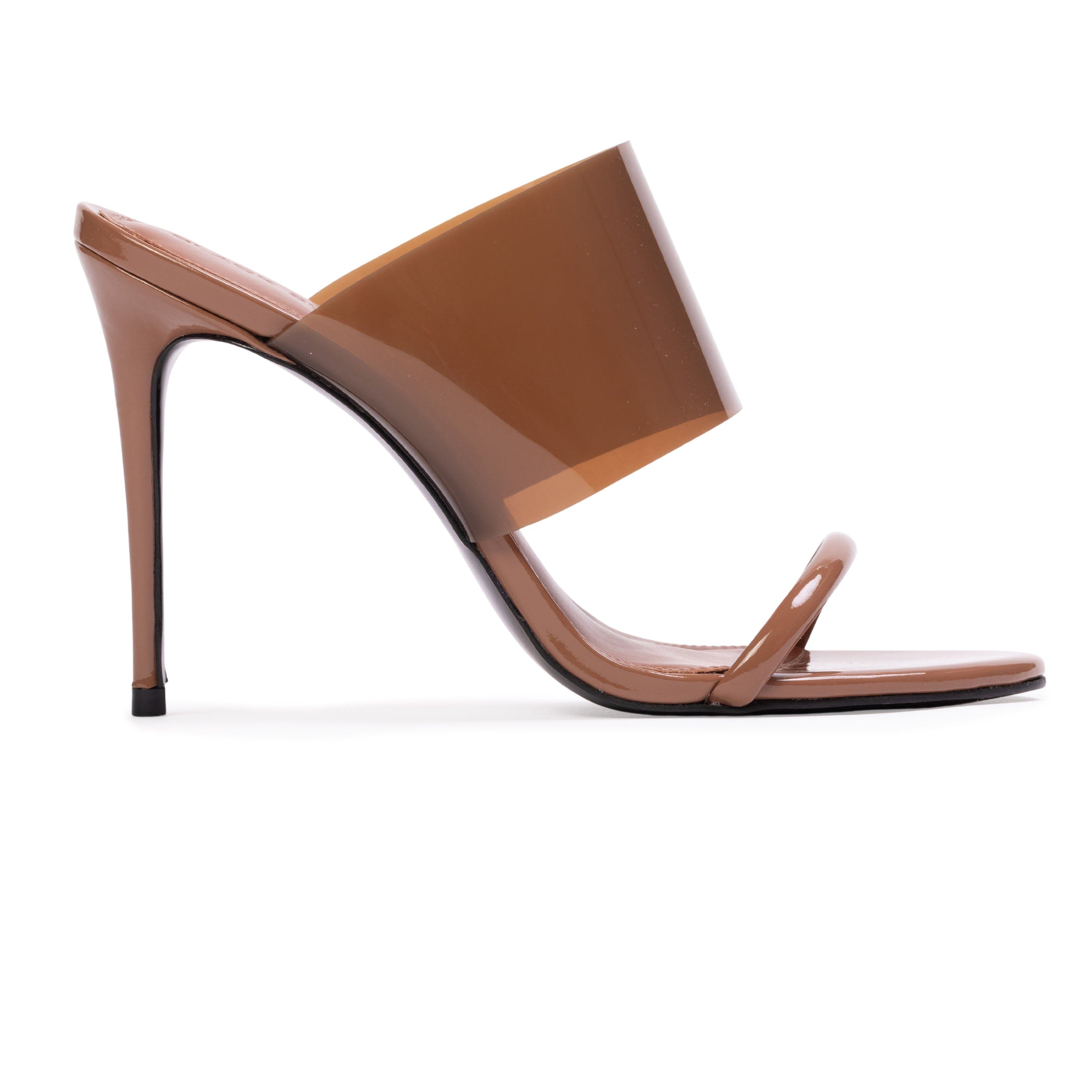 BLACK SUEDE STUDIO Nebula 100 Mule, Main, color, Mousse Patent Leather