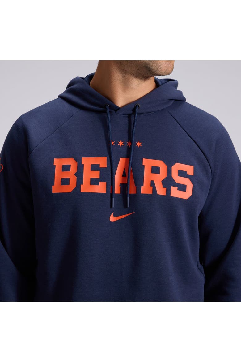 Men's Nike  Navy Chicago Bears 2026 Rivalries Collection Dri-FIT Pullover Hoodie, Alternate, color, Navy