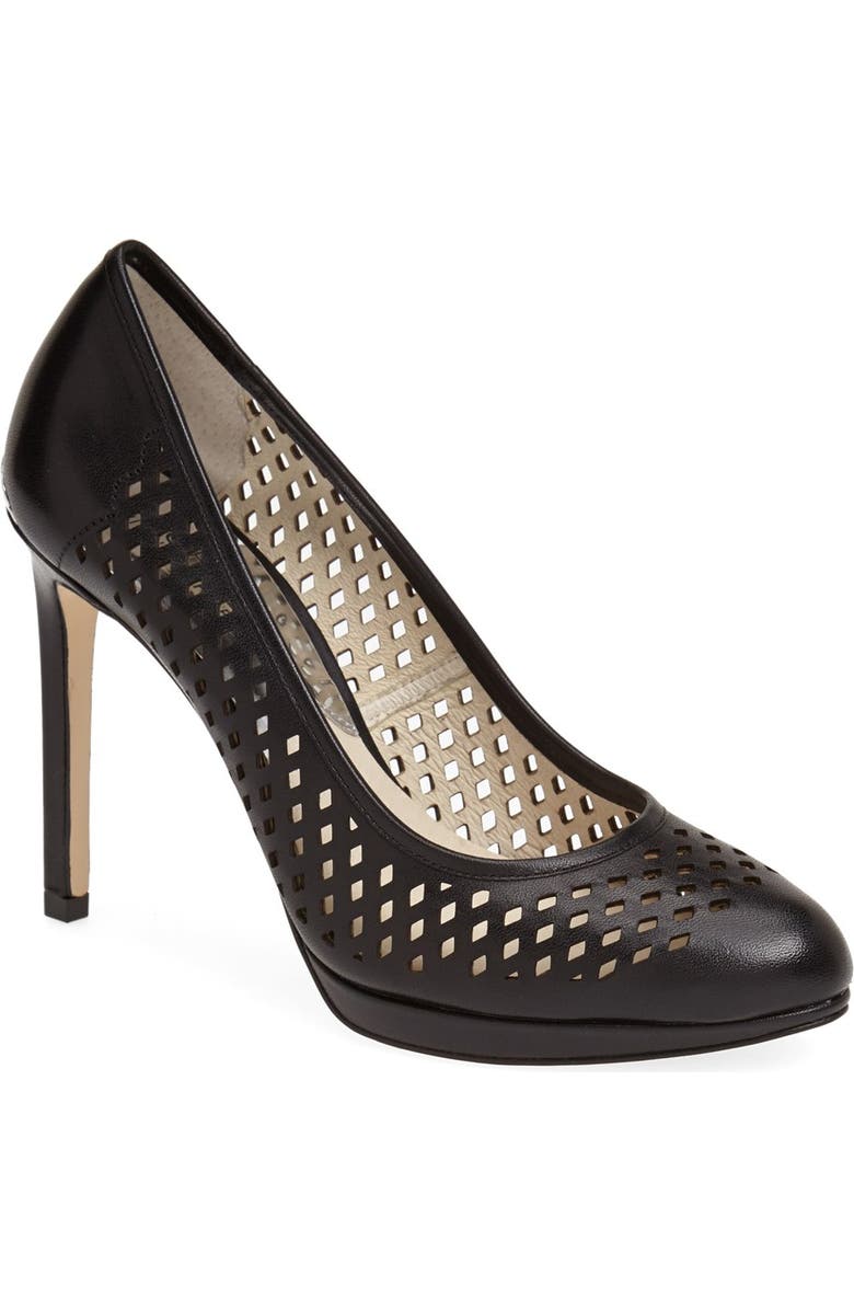 MICHAEL Michael Kors 'Florentine' Perforated Platform Pump, Main, color,