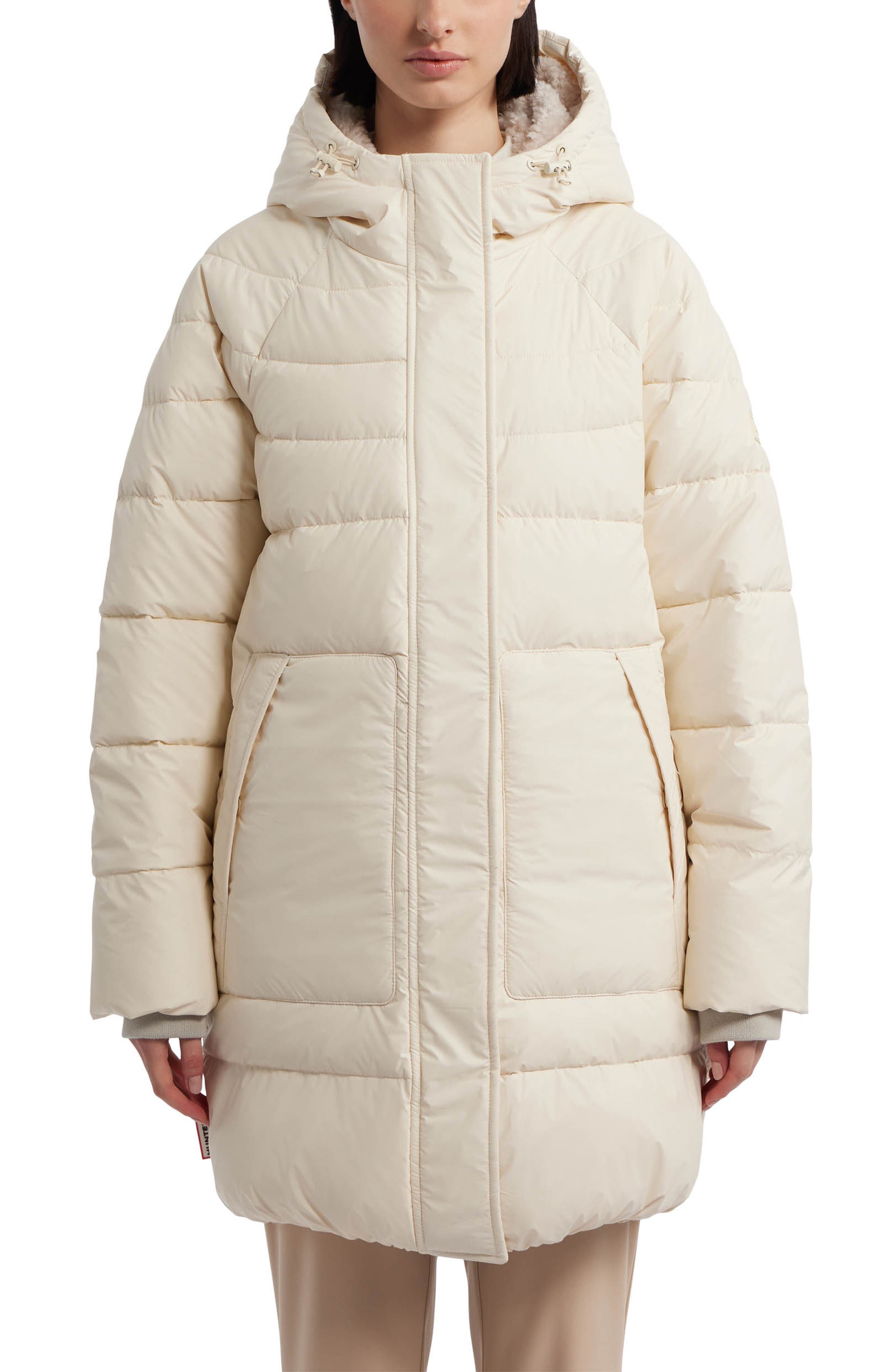 Water Repellent Faux Down Puffer Coat