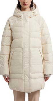 Hunter Water Repellent Faux Down Puffer Coat
