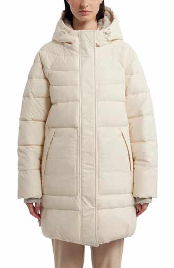 Water Repellent Faux Down Puffer Coat