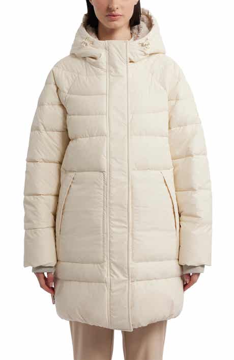 Water Repellent Faux Down Puffer Coat