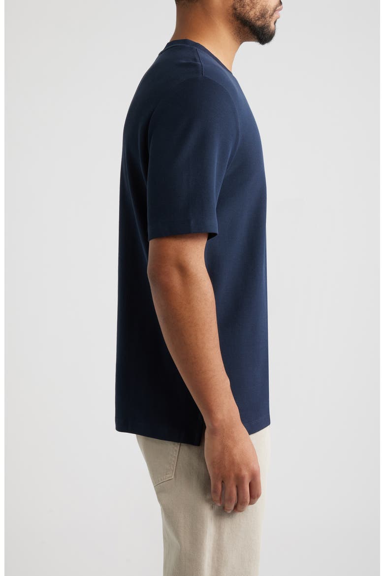 Sorrel Cotton Blend Piqué T-Shirt, Alternate, color, DARK CASPIAN