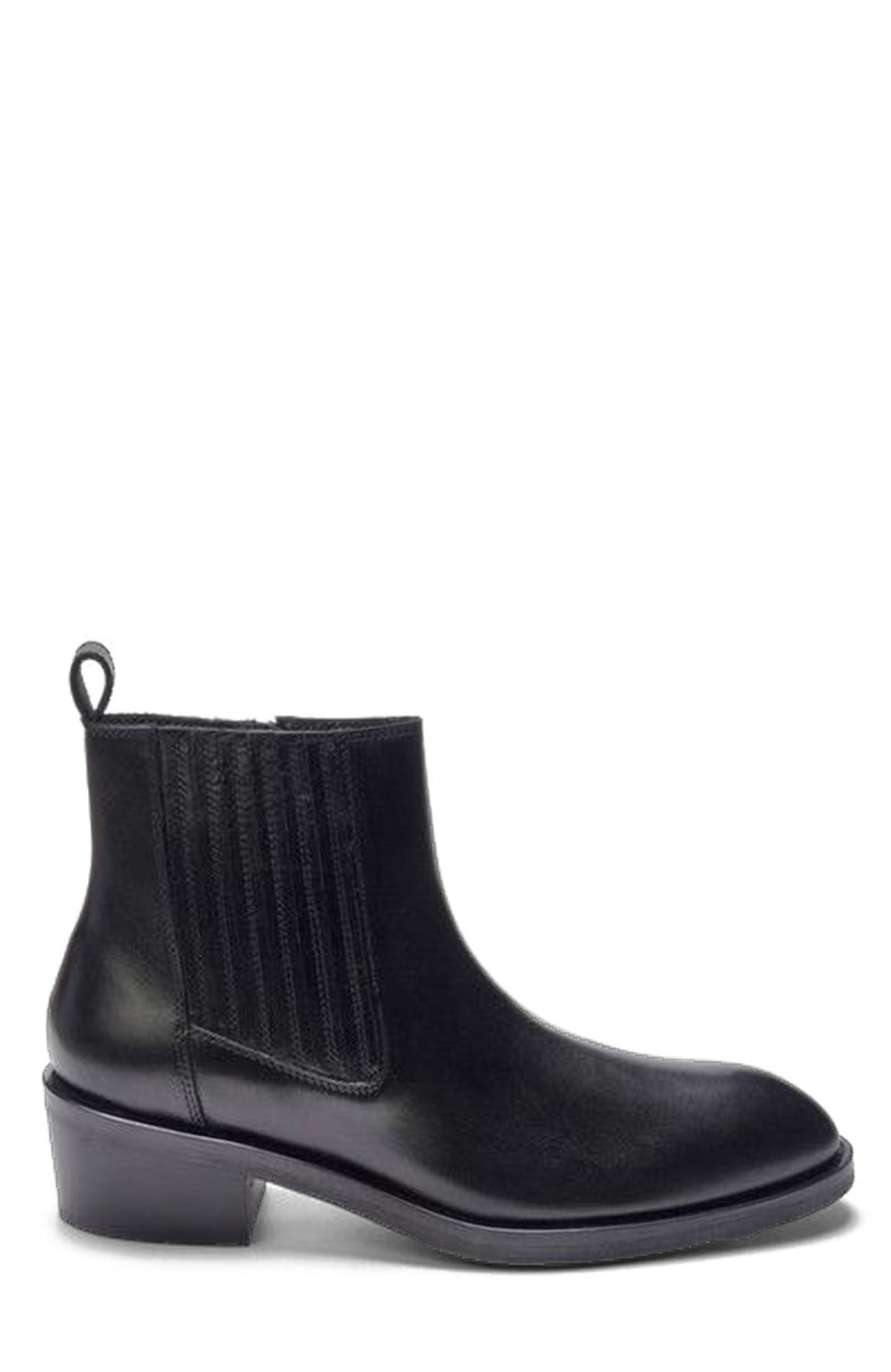 A. Veer Beckett Chelsea Boot, Main, color, Black Leather