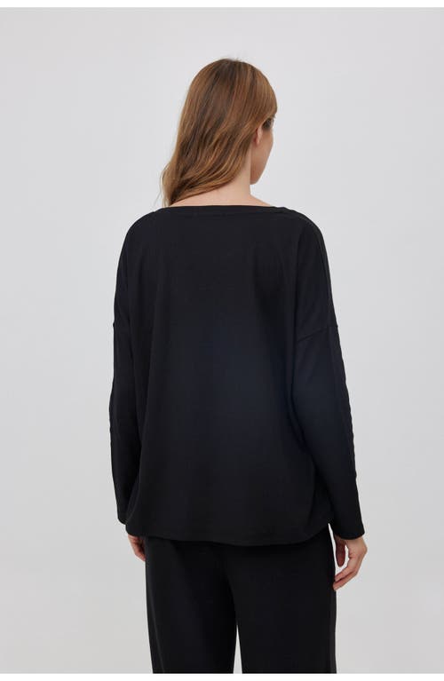 Gottex Beach Life Sandy Days Loungewear Top In Black