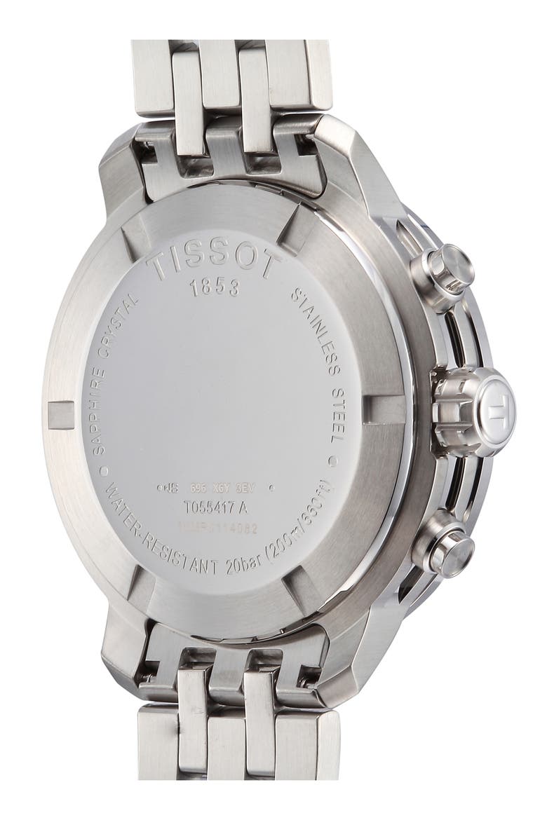 PRC200 Chronograph Bracelet Watch, 42mm, Alternate, color, SILVER/ BLACK/ SILVER