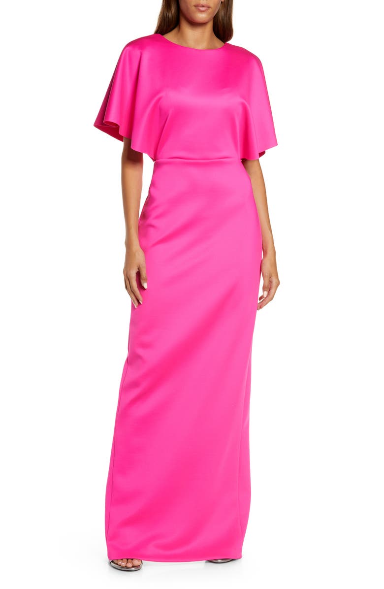 Black Halo Ilaria Column Gown, Main, color, 