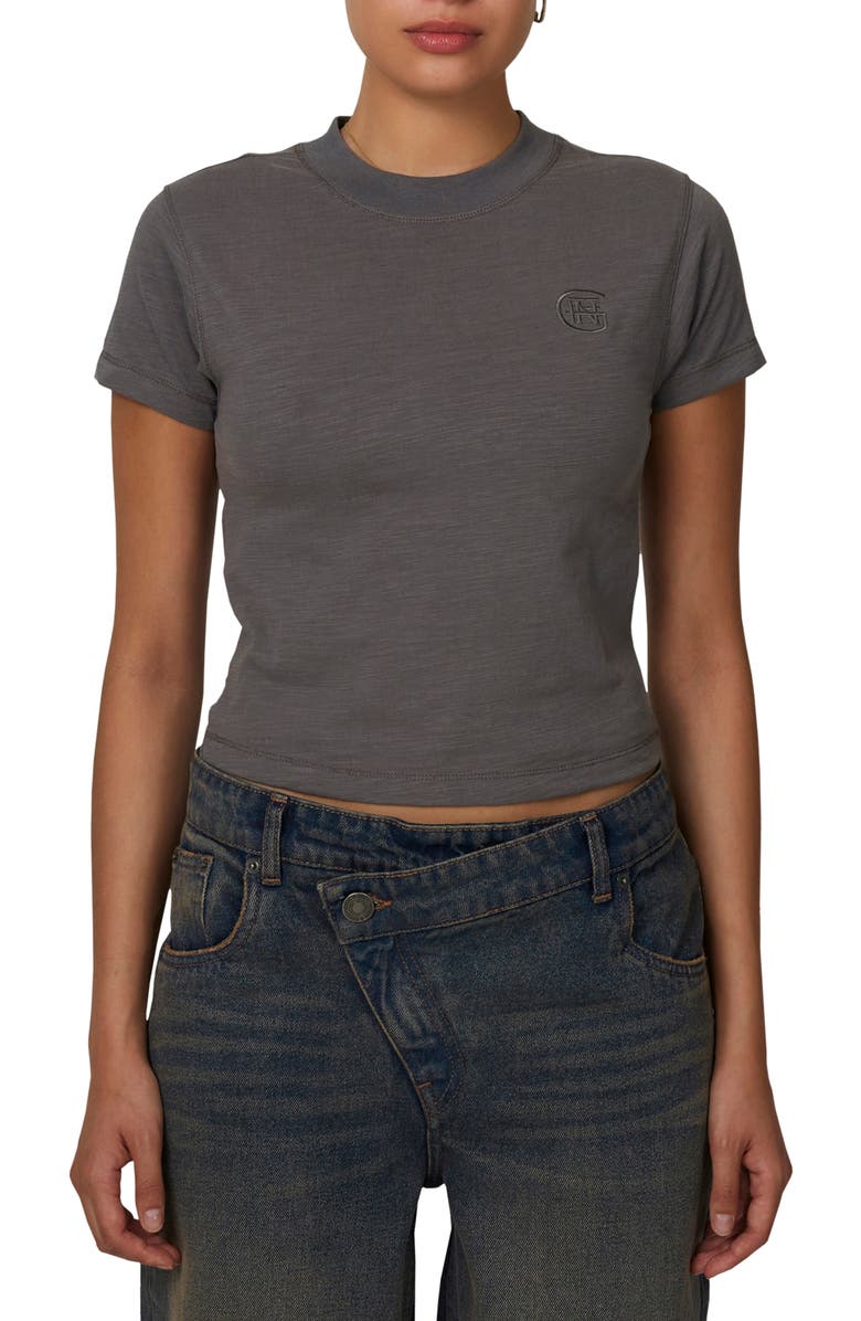 Good For Nothing Emblem  Slub Baby T-shirt, Main, color, Grey