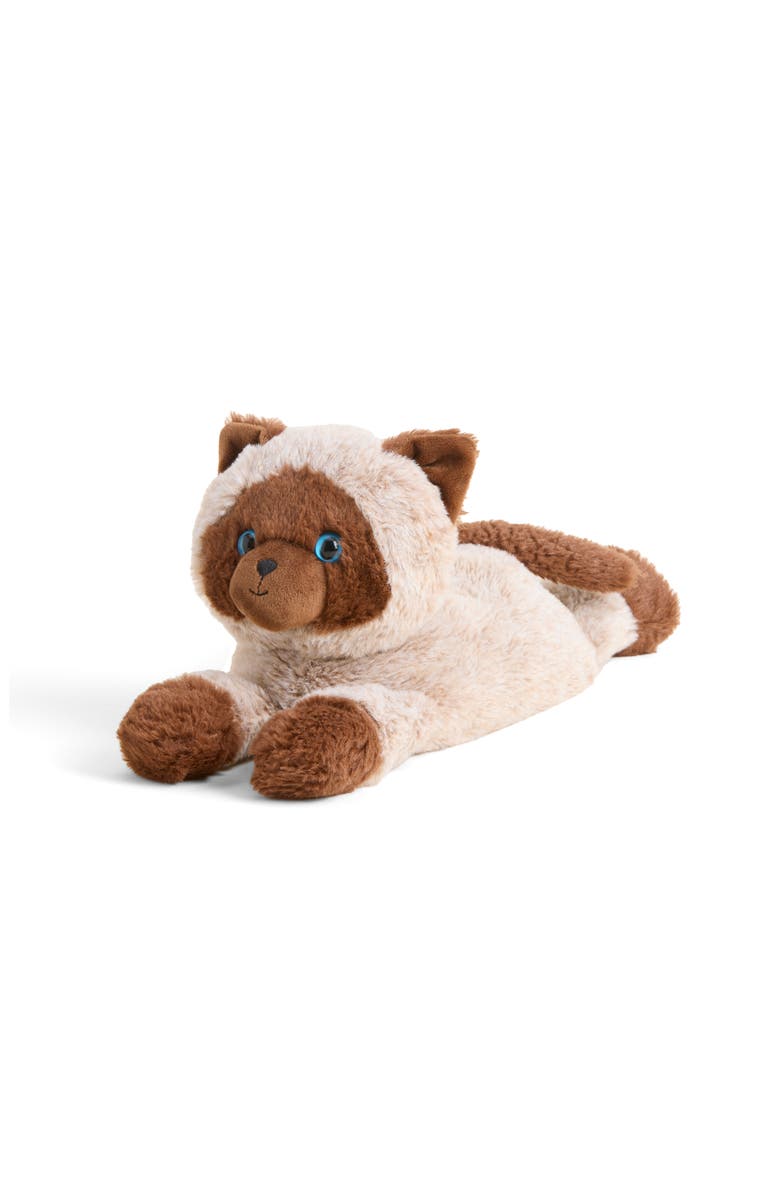 Warmies Siamese Cat Plush Toy, Main, color,