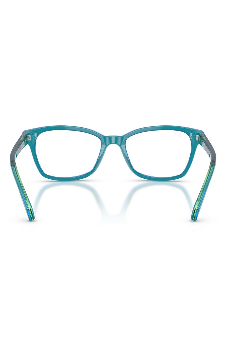 Ray-Ban 48mm Optical Glasses, Alternate, color, Blue Green
