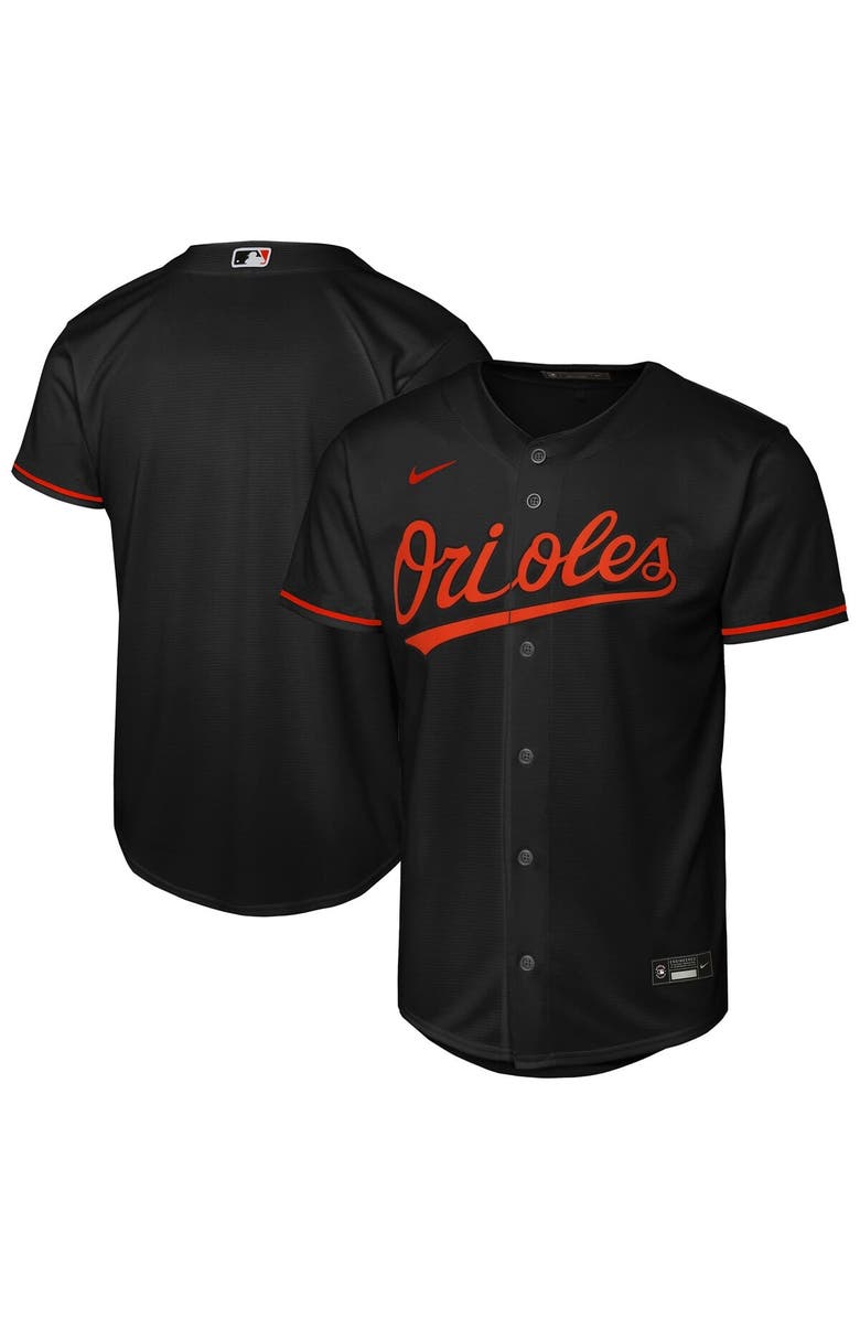 Nike Youth Nike  Black Baltimore Orioles Alternate Replica 2.0 Jersey, Alternate, color, 