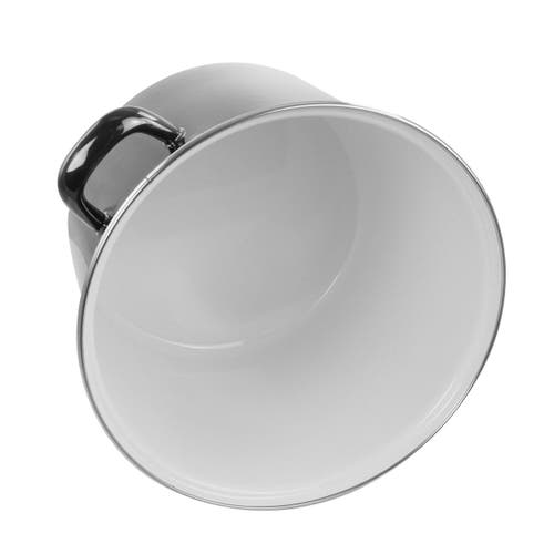 Gibson Home 12 Quart Enamel On Steel Stock Pot With Lid In Black