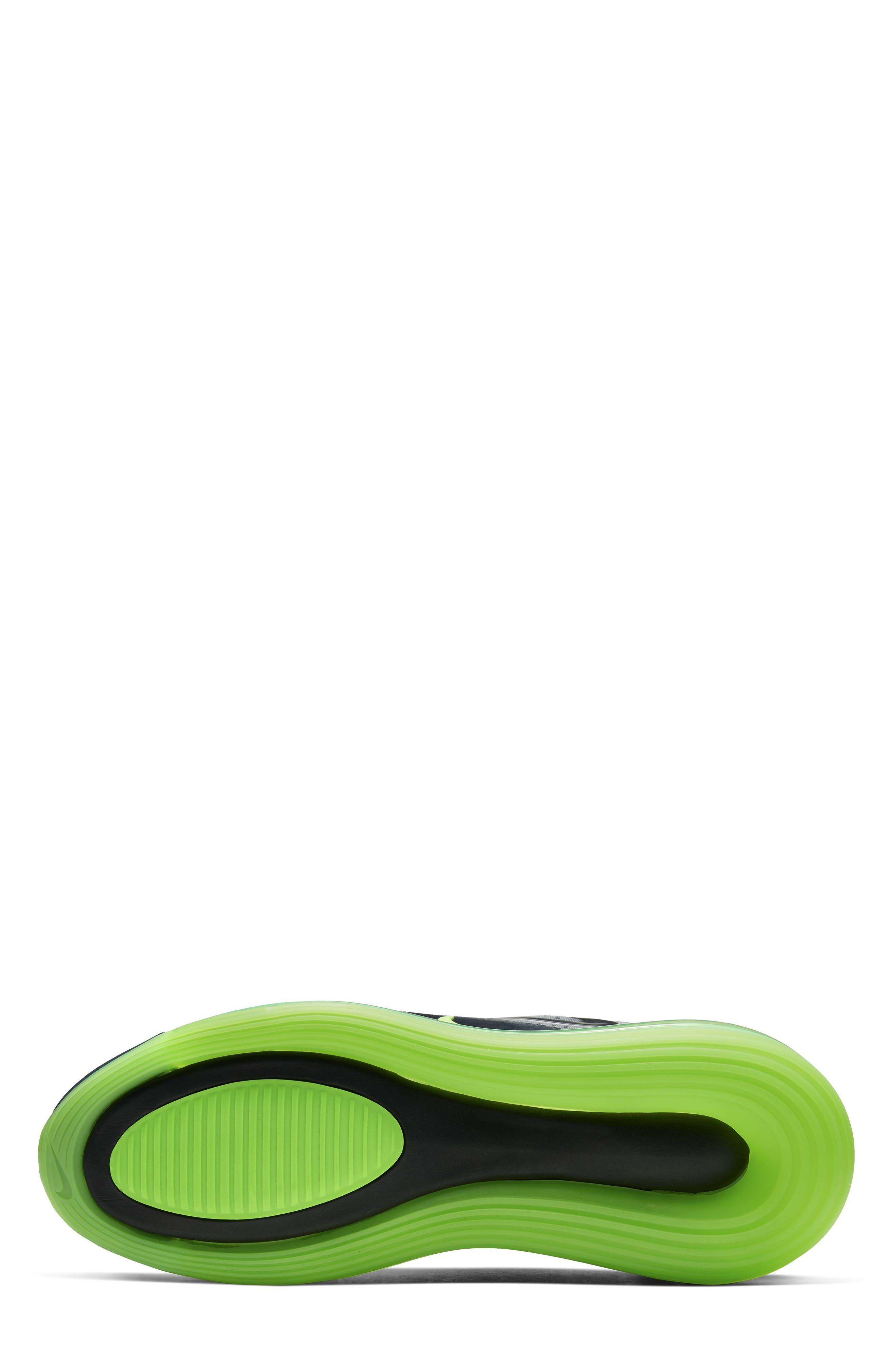 Air Max 720 Sneaker, Alternate, color, GREY/ ANTHRACITE/ GREEN
