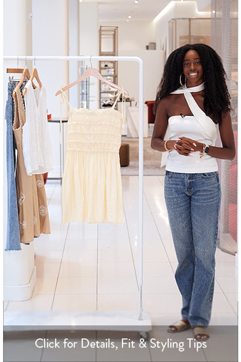 Shirred Bodice Minidress video