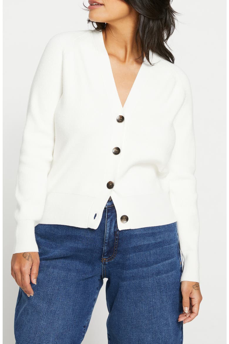 Rib Cardigan, Main, color, CREAM
