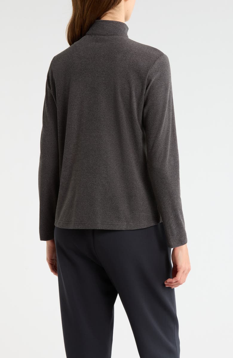 Swannies Emily Zip-Up Sweatshirt, Alternate, color, Black-Heather