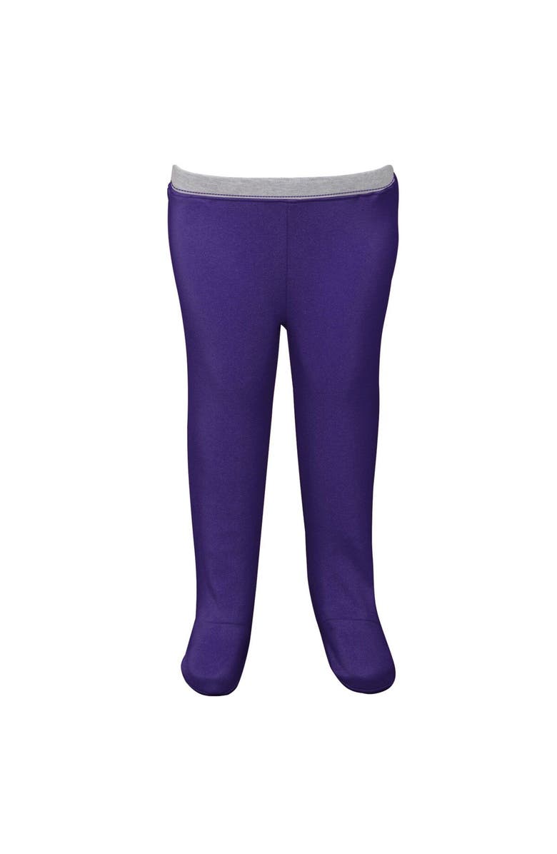 Outerstuff Newborn & Infant Purple/White LSU Tigers Dream Team Raglan Long Sleeve Bodysuit Hat & Pants Set, Alternate, color, 