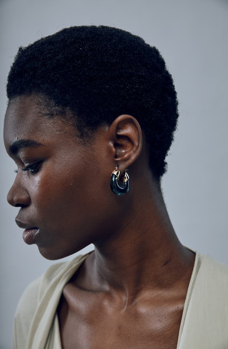 Lizzie Fortunato Mini Mixed Media Hoops, Alternate, color,