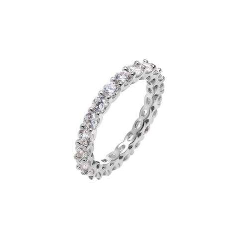 Moissanite Dainty Eternity Band