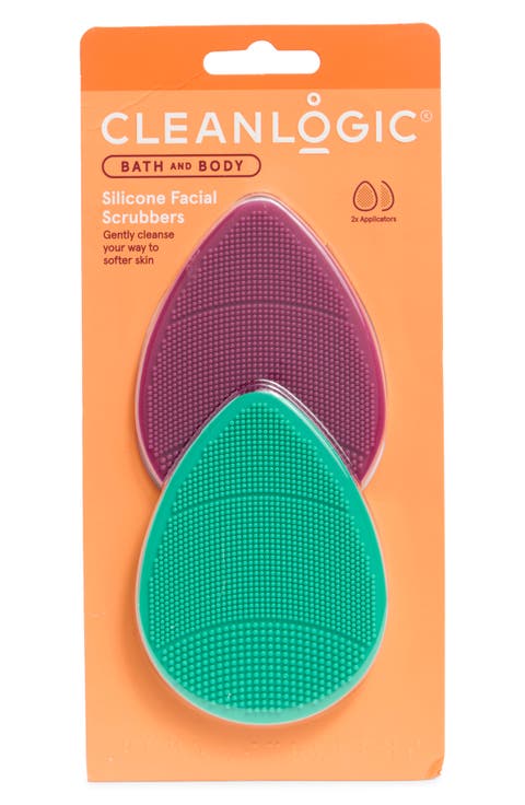 2-Pack Silicone Facial Scrubbers