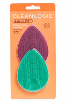 CLEANLOGIC 2-Pack Silicone Facial Scrubbers