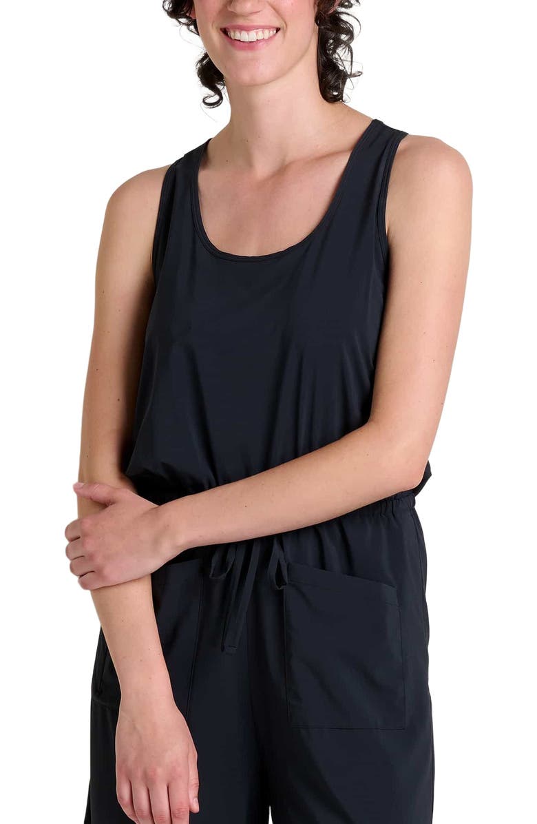 Toad & Co Sunkissed Livvy Sleeveless Jumpsuit, Alternate, color, Black