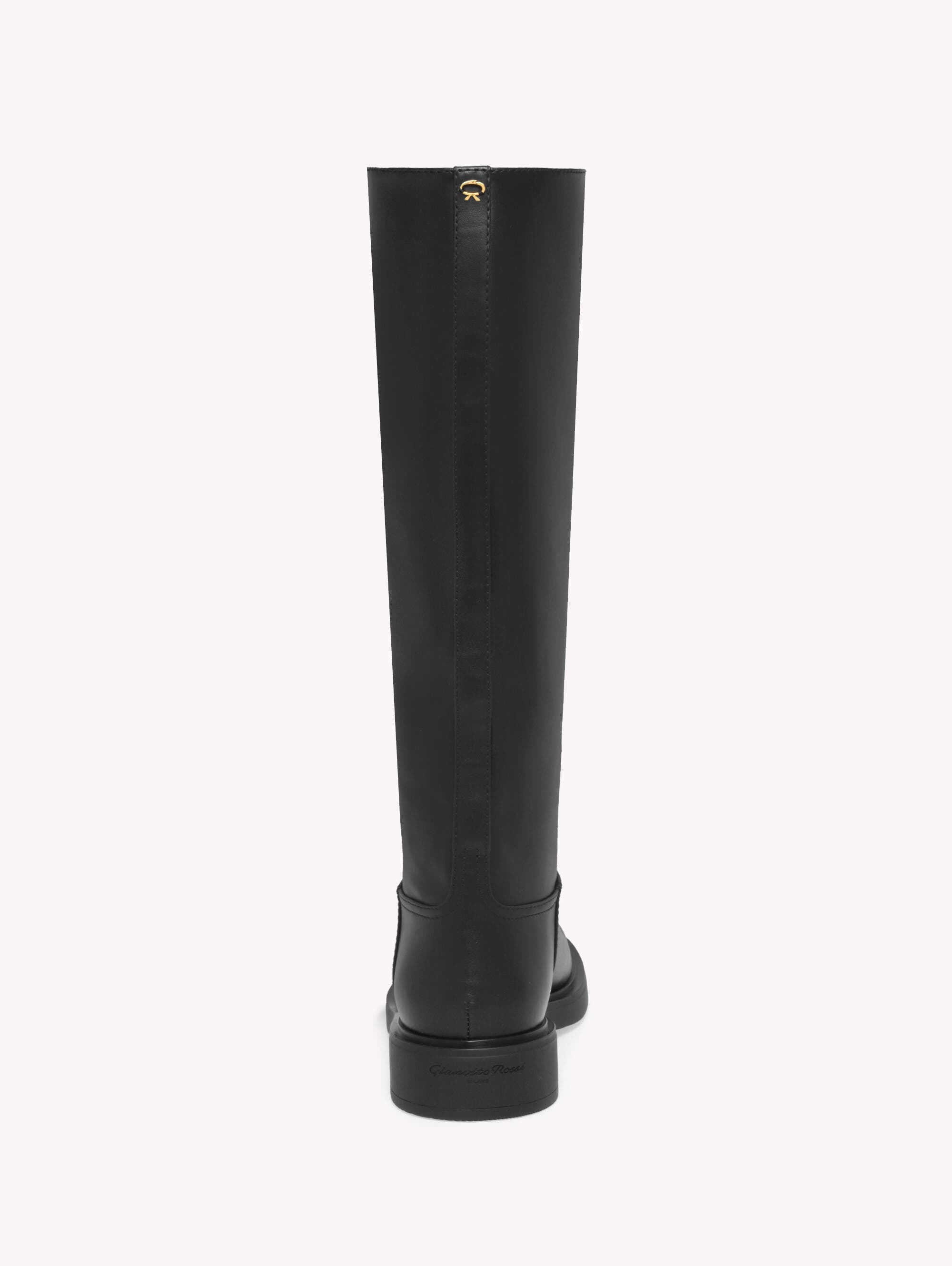 Ascott Boots, Alternate, color, Black Calf Leather