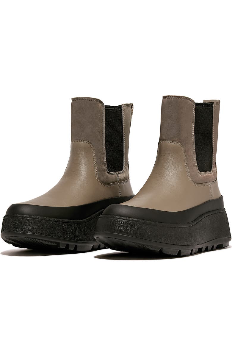 FitFlop F-Mode Water-Resistant Platform Chelsea Boot, Alternate, color,