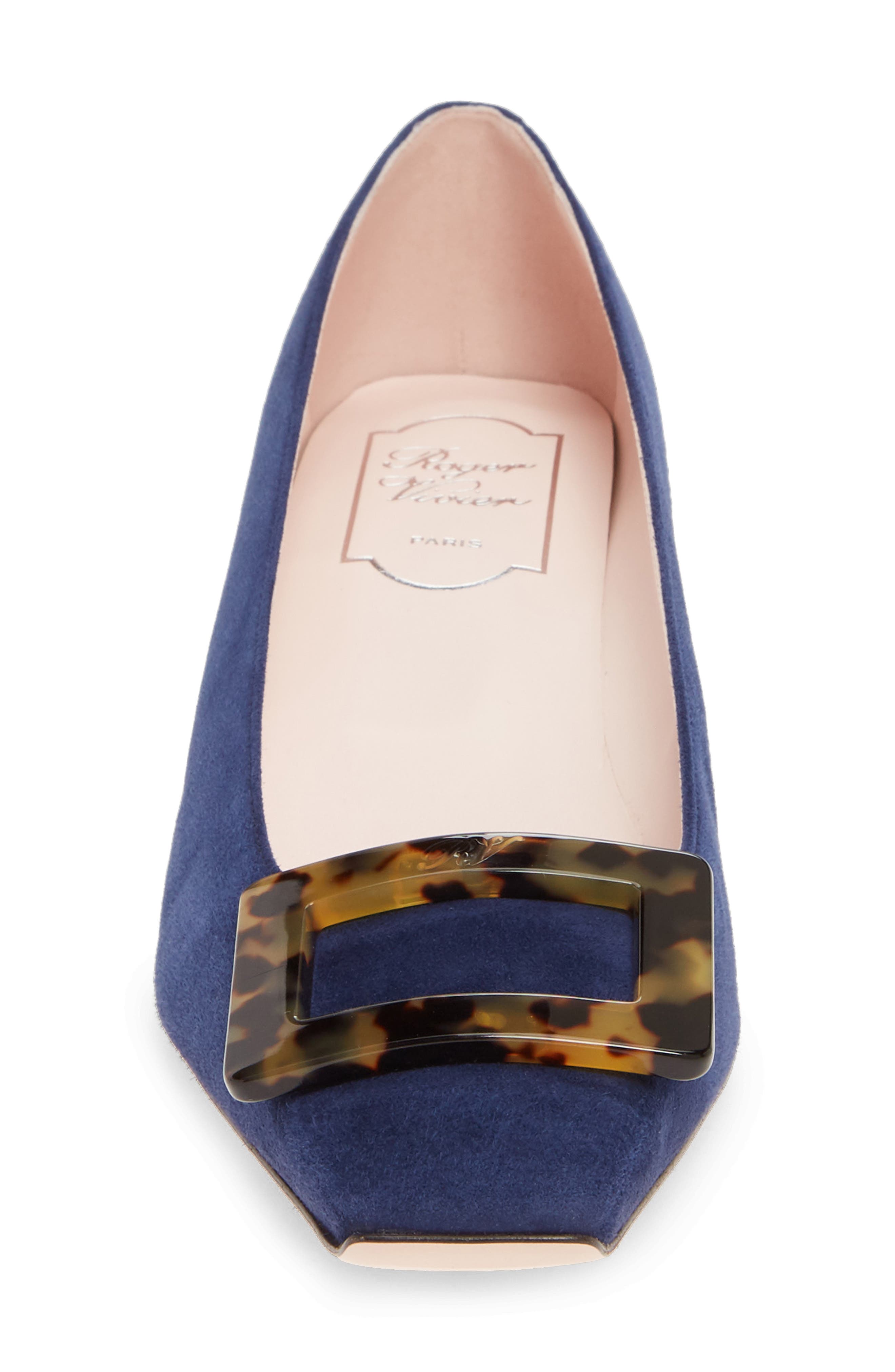 Roger Vivier Belle Vivier Buckle Block Heel Pump, Alternate, color, 