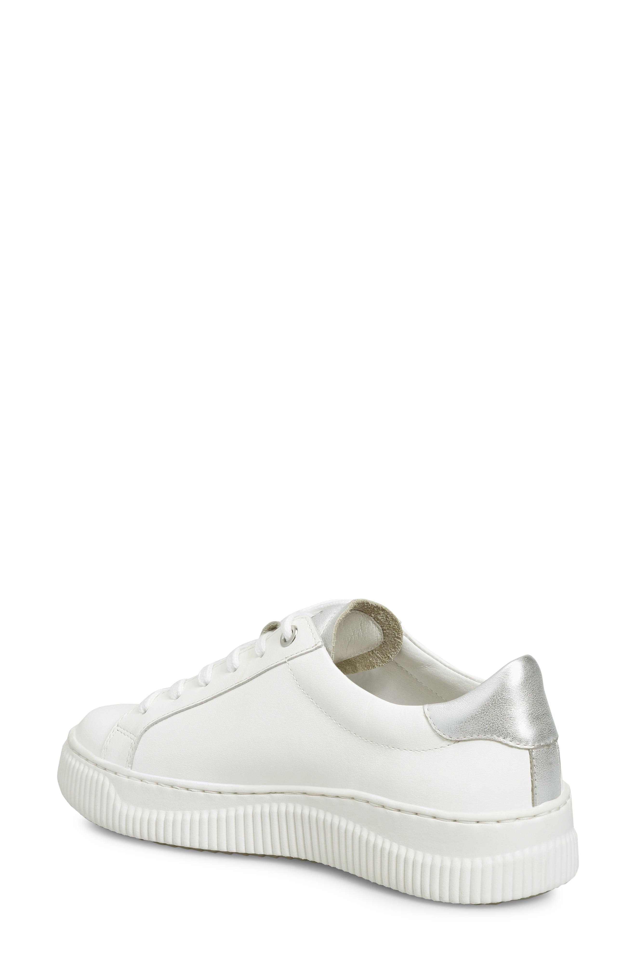 Söfft Fianna Sneaker, Alternate, color, White/ Silver