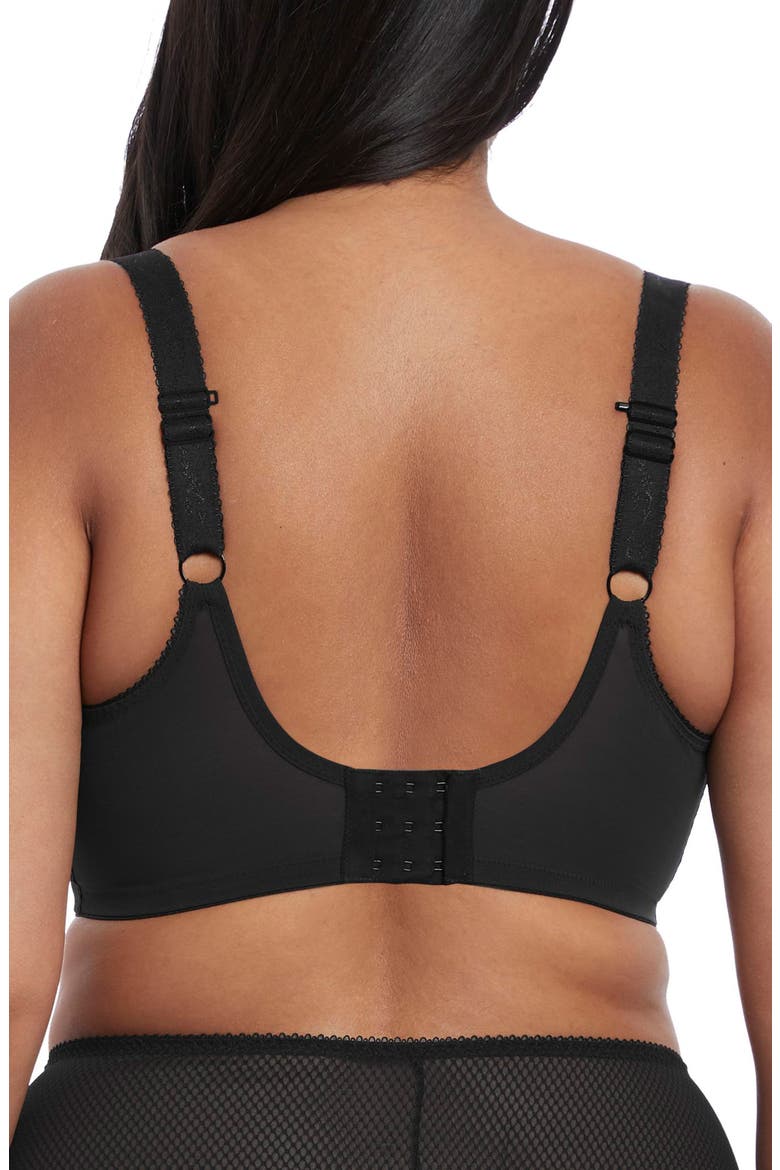 Charley Full Figure Underwire Convertible Plunge Bra, Alternate, color, BLACK