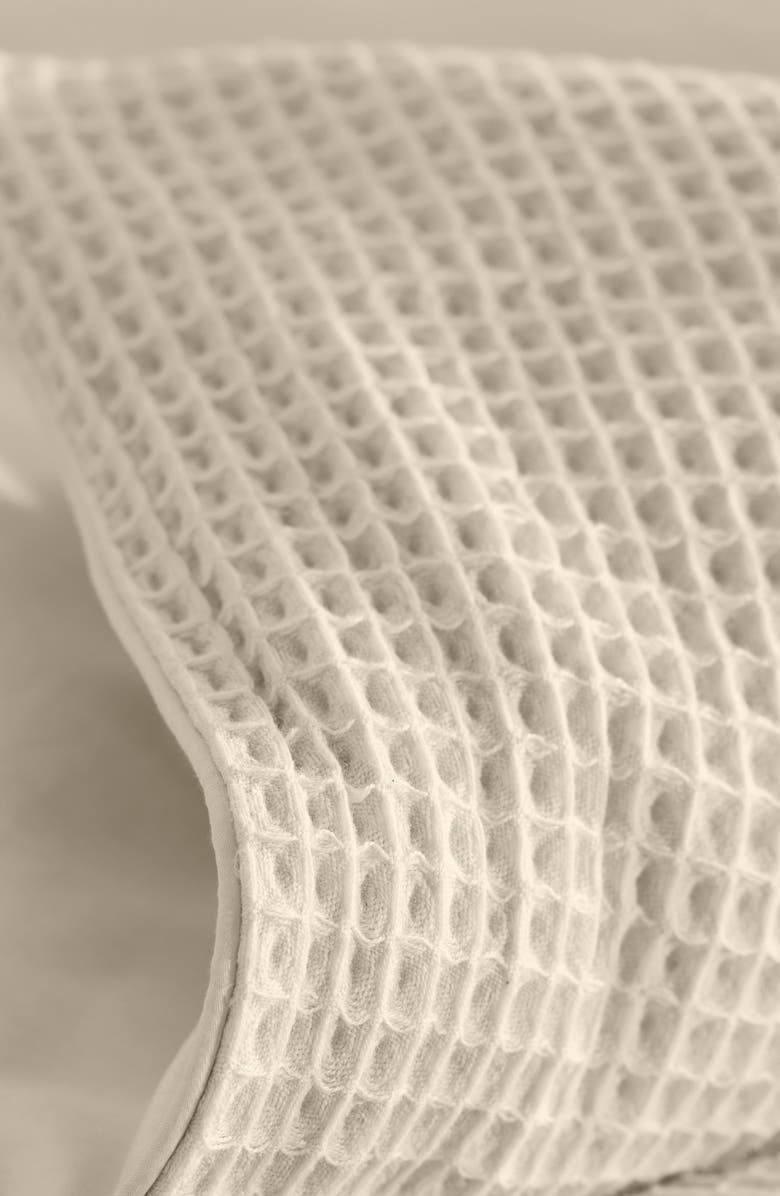 Boll & Branch Waffle Weave Organic Cotton Duvet Cover & Sham Set, Alternate, color, Natural