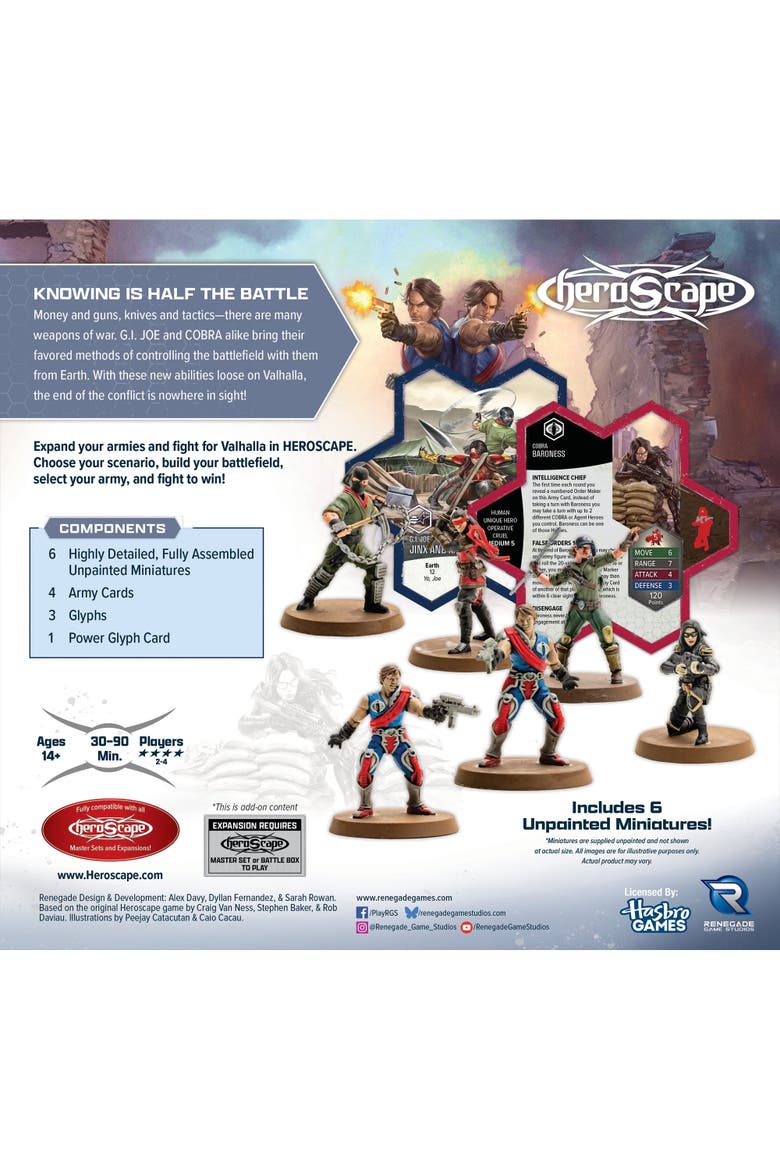 GI JOE Heroscape, Strike Forces Army Expansion, Alternate, color, Multicolored