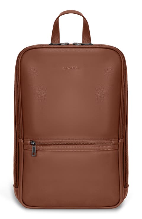 Onyx Leather Backpack