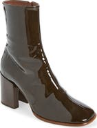 Dries Van Noten Patent Leather Ankle Boot