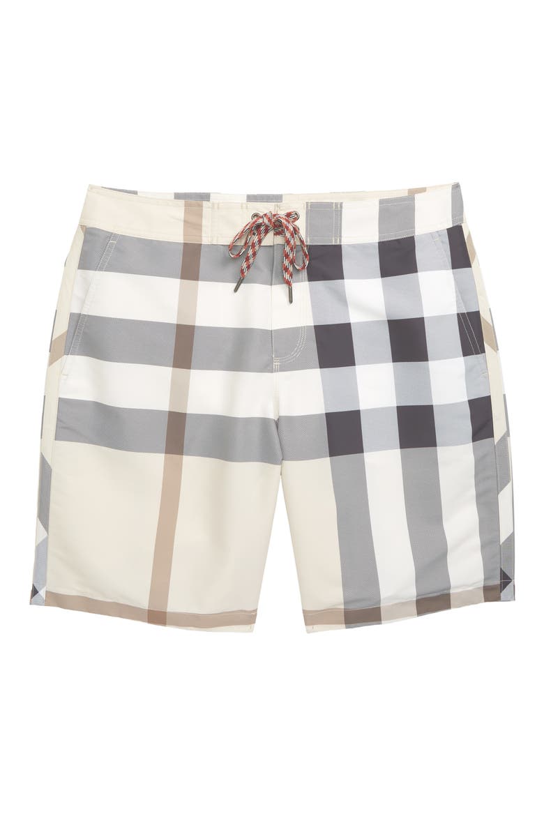 Breton Check Board Shorts, Main, color, MODERN BEIGE IP CHK