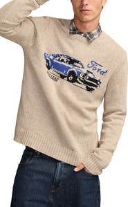 Lucky Brand Mustang Cotton Blend Sweater