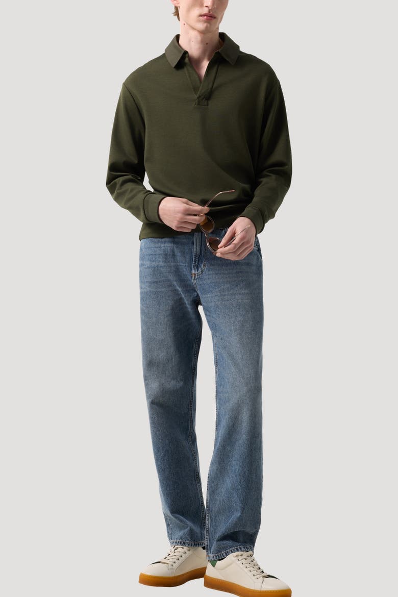Lionel Polo Sweatshirt, Alternate, color, Olive green