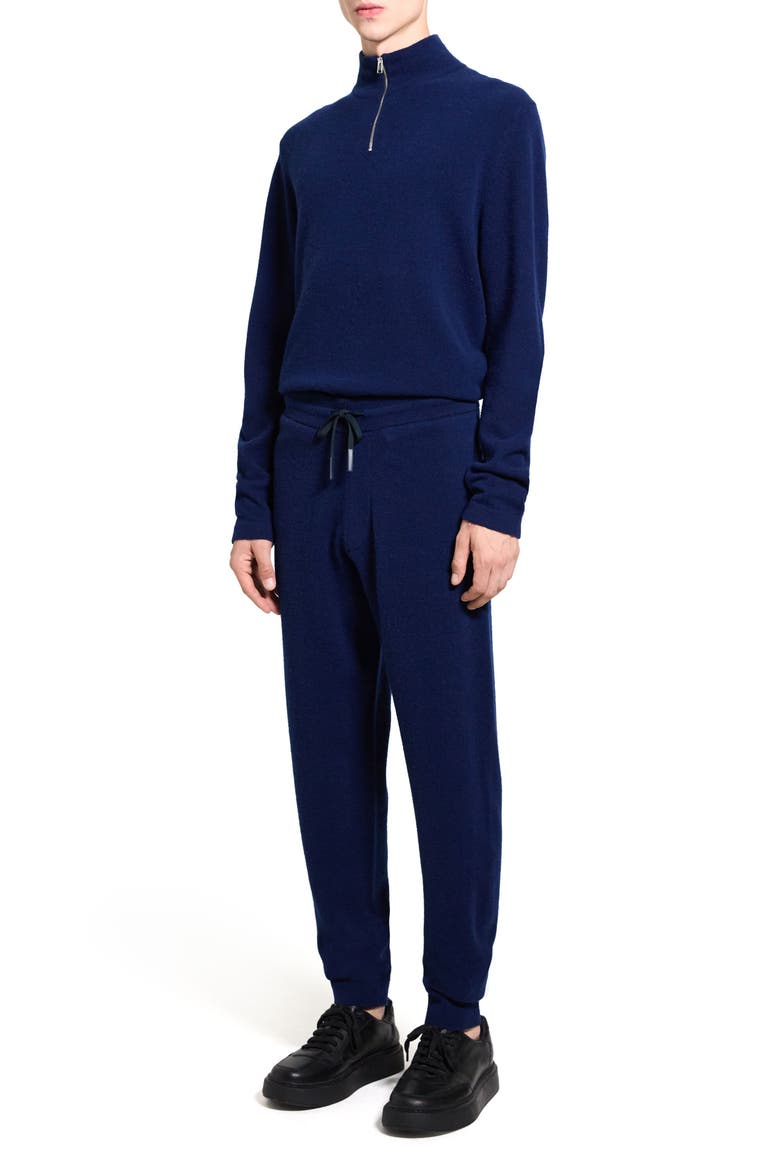 Alcos Merino Wool Blend Drawstring Pants, Alternate, color, BLUEBERRY