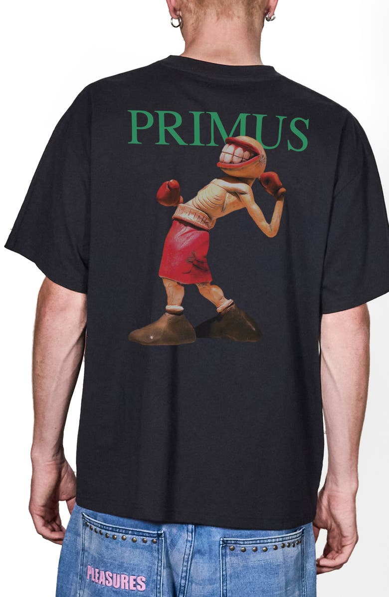 PLEASURES Animals Graphic T-Shirt, Alternate, color, Black