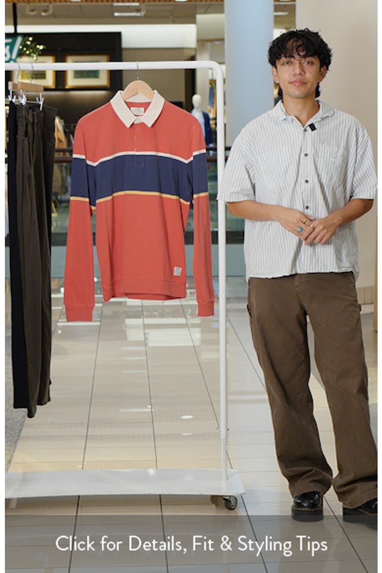 Sueded Long Sleeve Rugby Shirt video