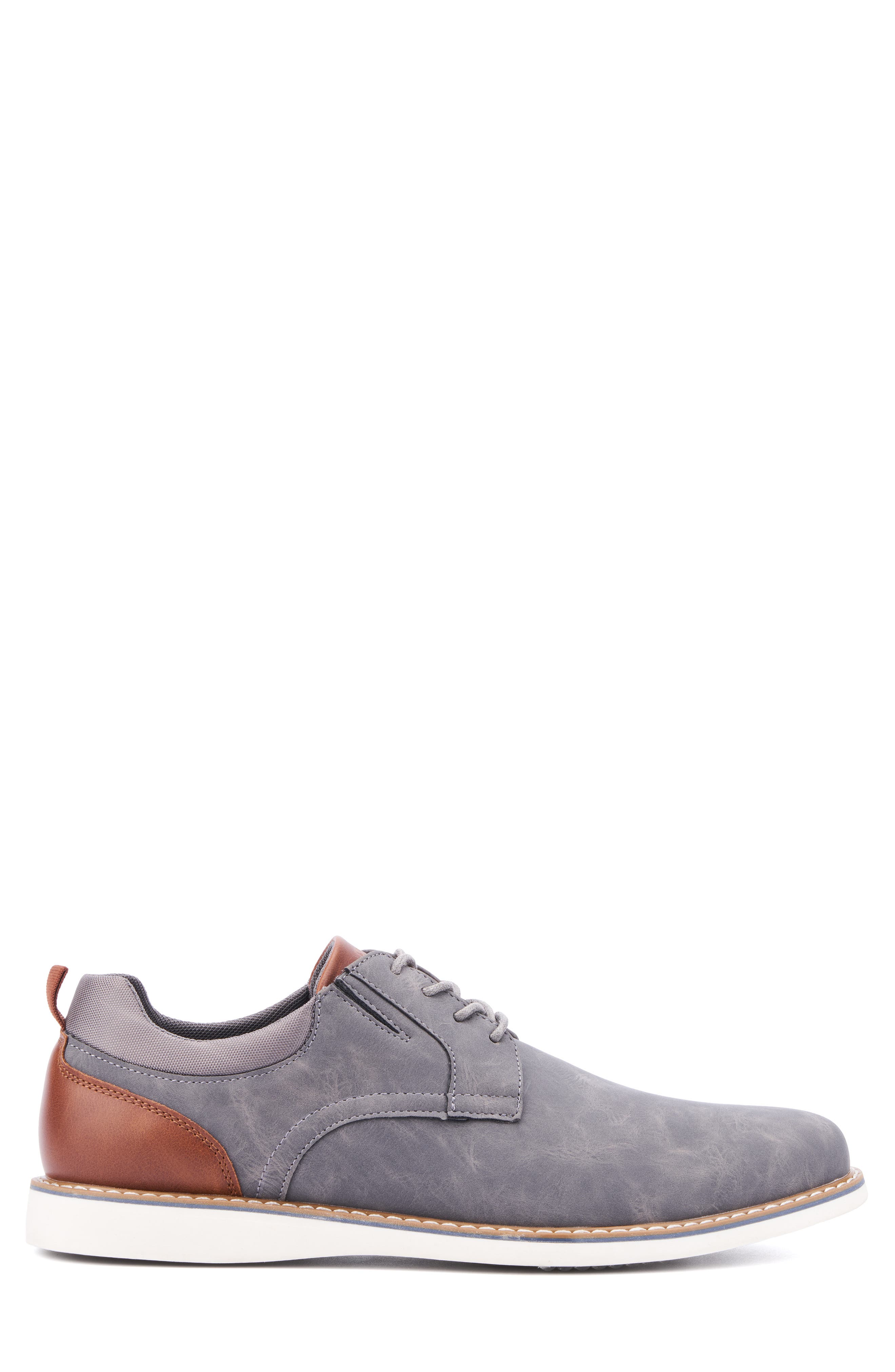 RESERVE FOOTWEAR Vertigo Faux Leather Derby, Alternate, color, Gray