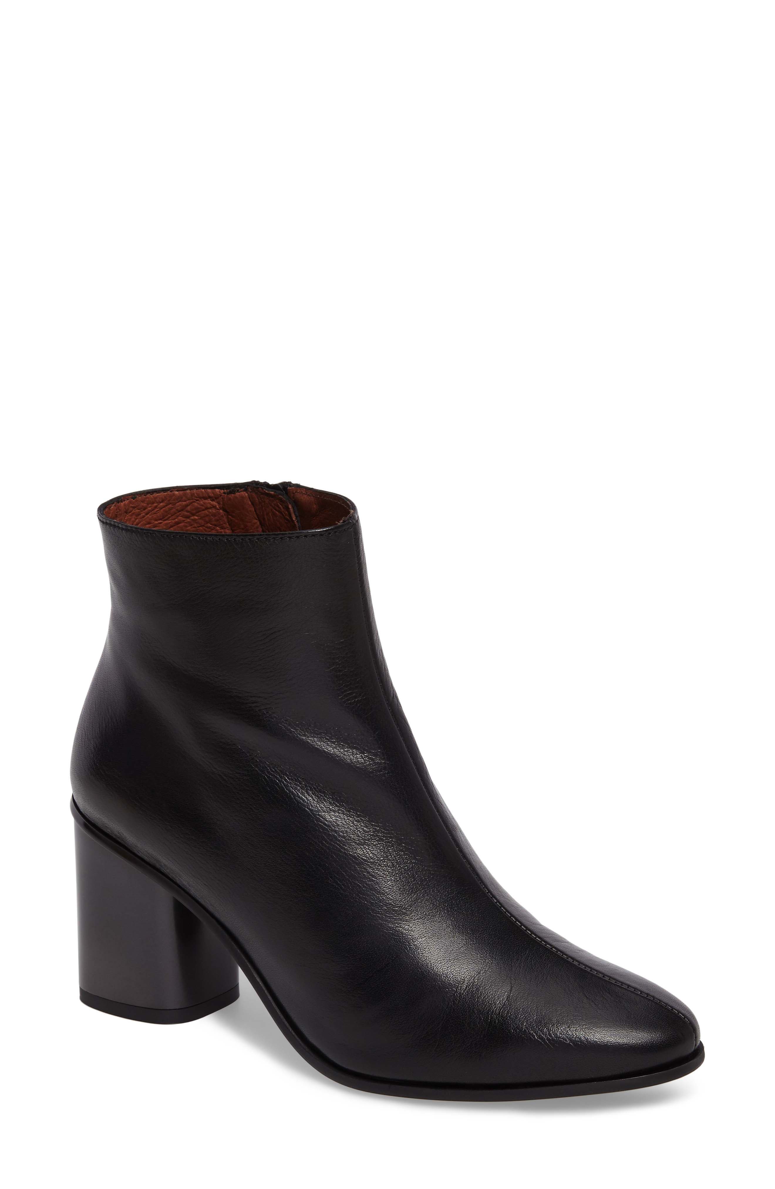 Maralyn Bootie, Main, color, SOHO BLACK LEATHER