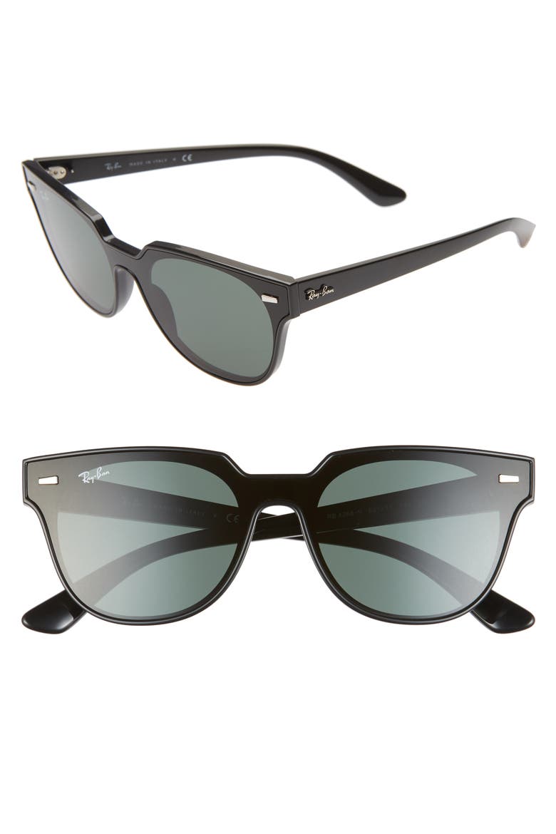 Wayfarer 51mm Sunglasses, Main, color, BLACK
