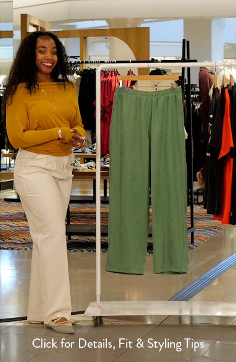 Brushed Wide Leg Pants, sales video thumbnail