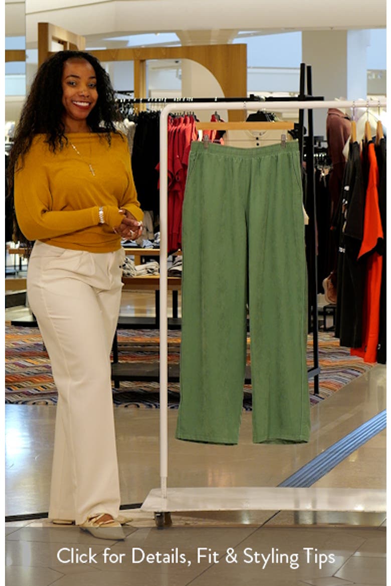 Brushed Wide Leg Pants video