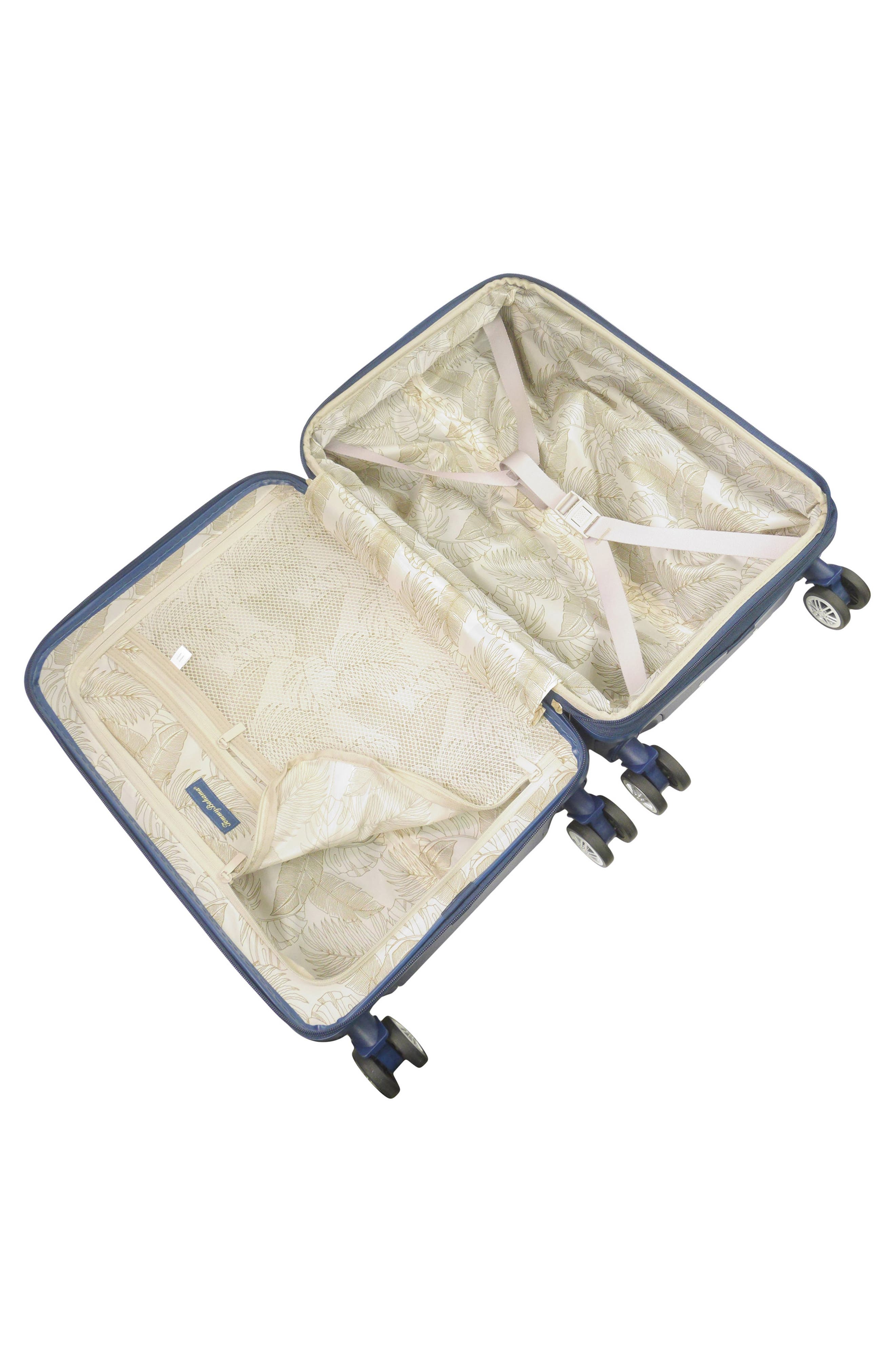 Tommy Bahama 22-Inch Hardside Carry-On Spinner Luggage, Alternate, color, Navy