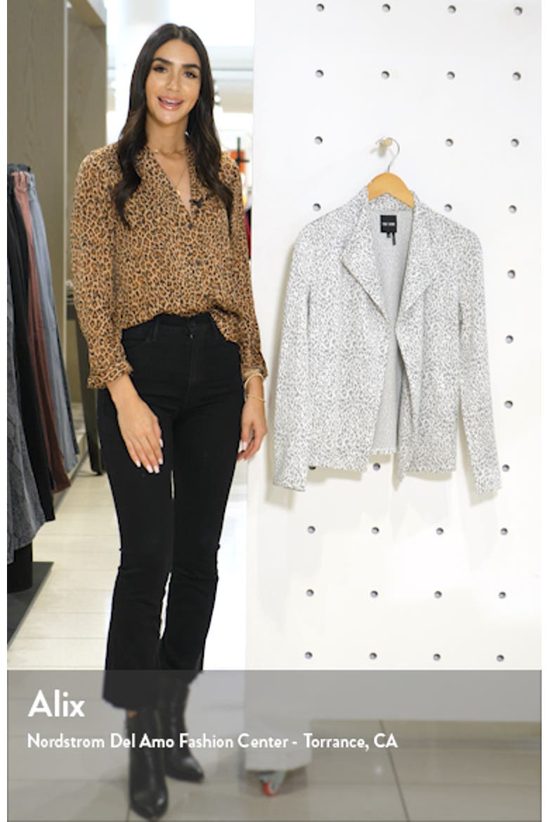 Leo Leopard Print Jacket video